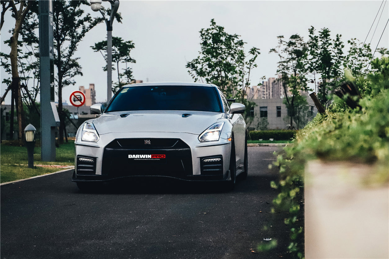 2008-2016 Nissan GTR (R35) Ver17 NSM Style Carbon Fiber Front Bumper