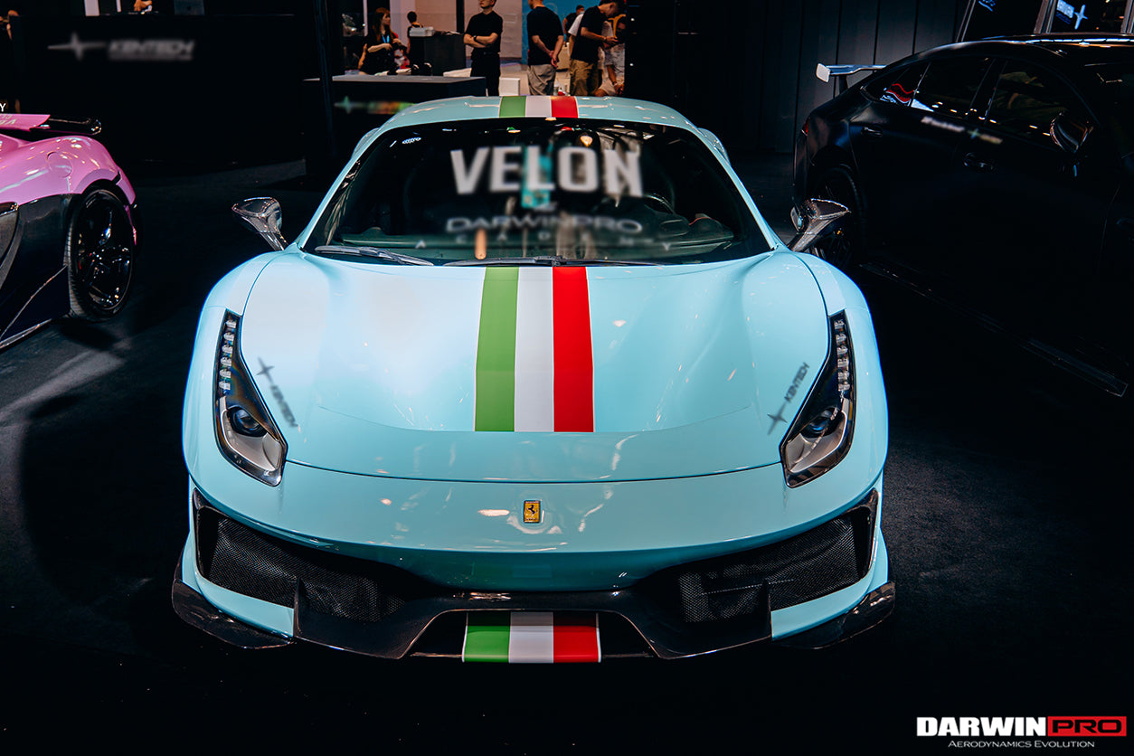 2015 - 2020 Ferrari 488 GTB & Spyder Carbon Fiber Mirror House & Base Replacement