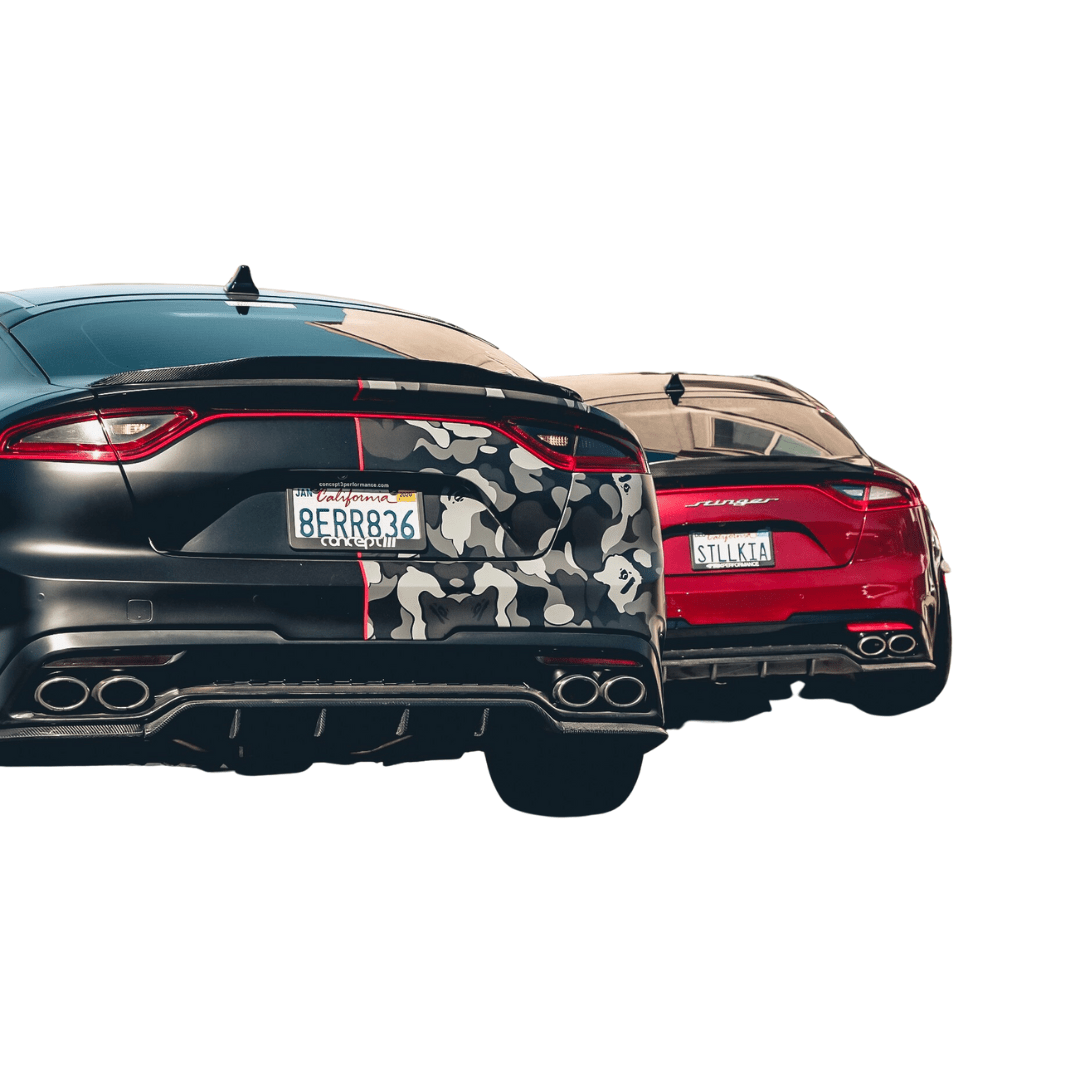 Adro Kia Stinger Carbon Fiber Trunk Spoiler V2