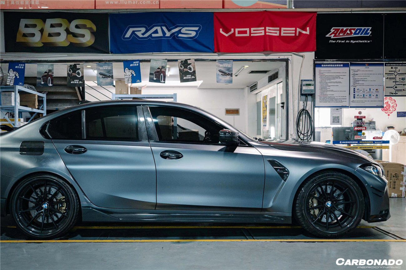 2021-2025 BMW M3 G80 MP Style Carbon Fiber Side Skirts