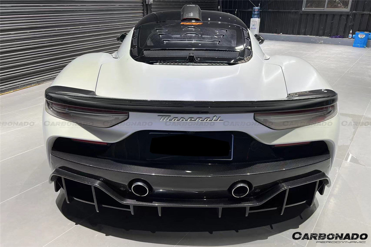 2020 - 2024 Maserati MC20 SVD Style Dry Carbon Fiber Rear Ducktail Spoiler