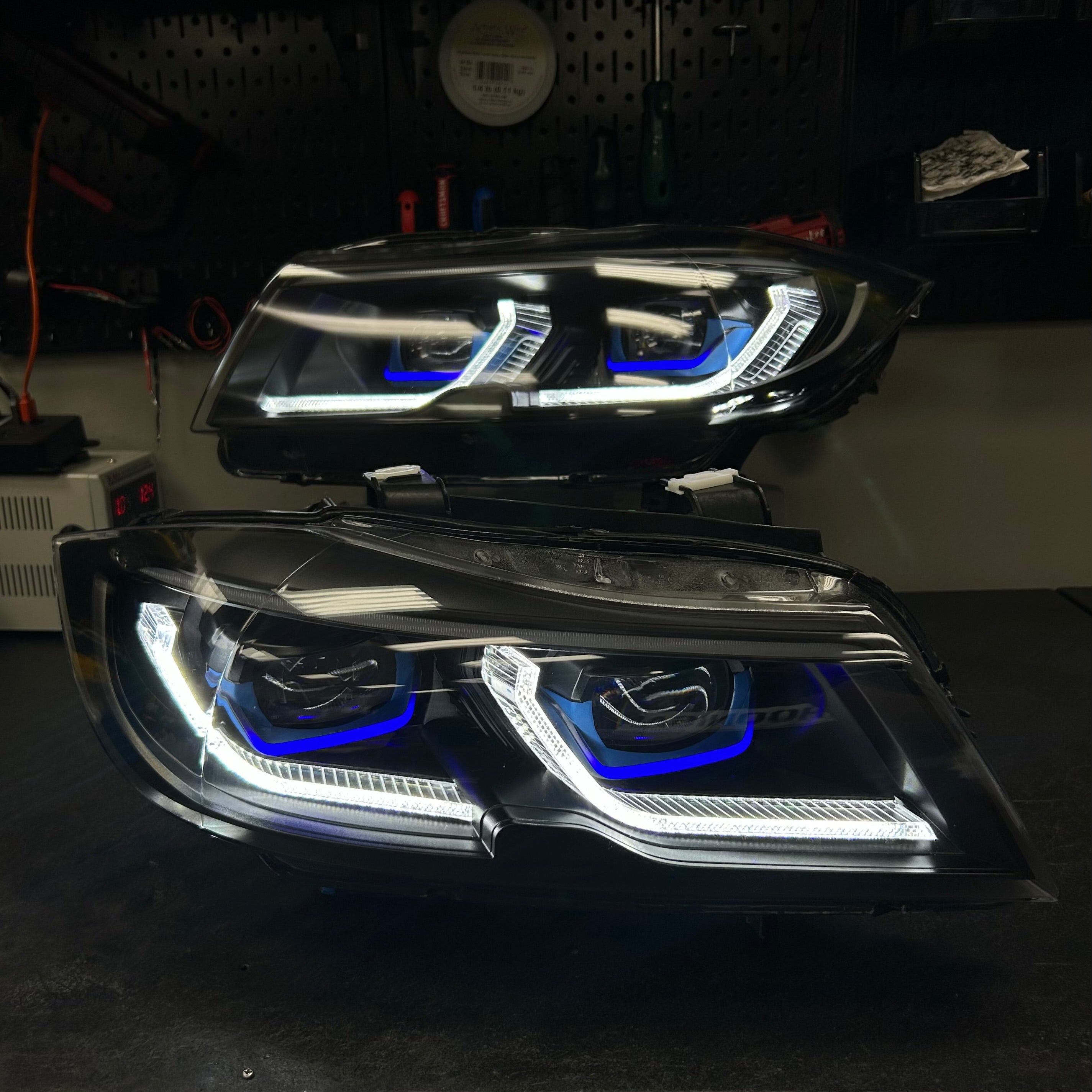 E90 3 Series Sedan Laser Style LED Headlights (2005 - 2012 Halogen & Xenon)