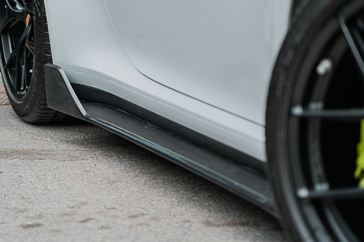 2019 - 2023 Porsche 911 992 Carrera S & 4 & 4S & Targa & Cabriolet BKSS Style Side Skirts
