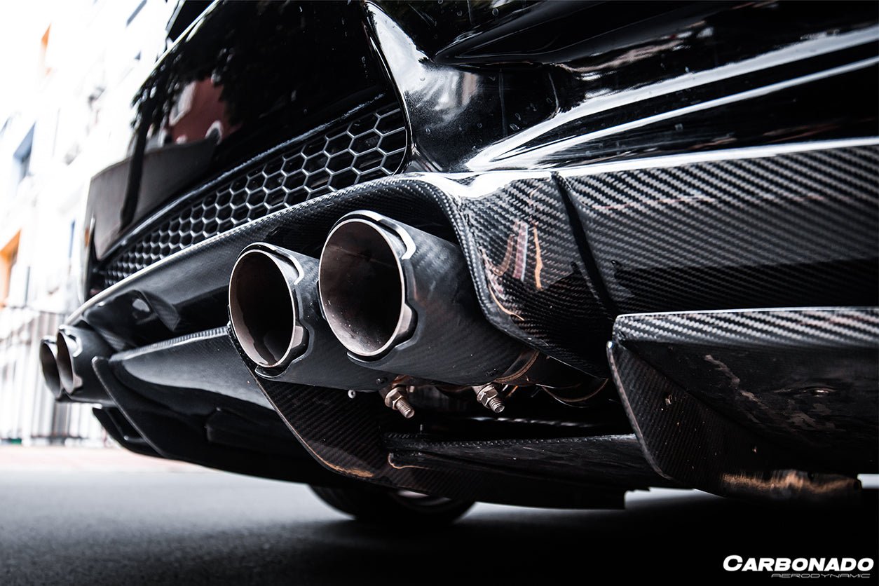 2008-2012 BMW M3 E92 E93 VA Style Carbon Fiber Rear Diffuser with Lip