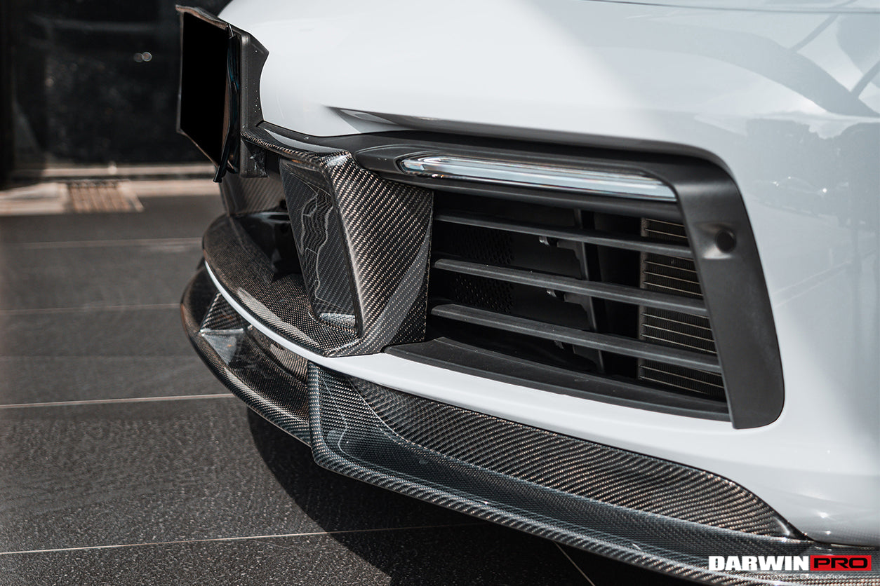 2019 - 2023 Porsche 911 992 Carrera S & 4 & 4S & Targa & Cabriolet BKSS Style Front Middle Lip
