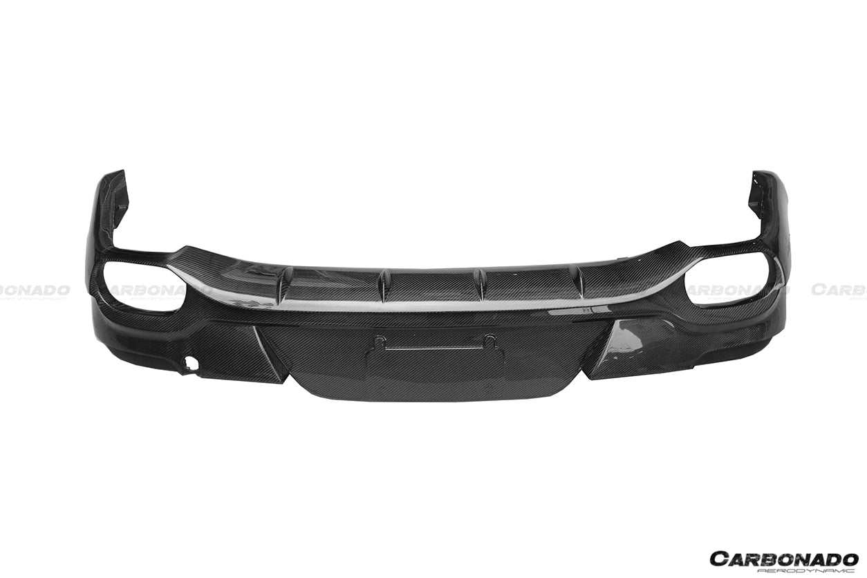 2013 - 2016 Porsche Panamera 970.2 GMT Style Carbon Fiber Rear Diffuser