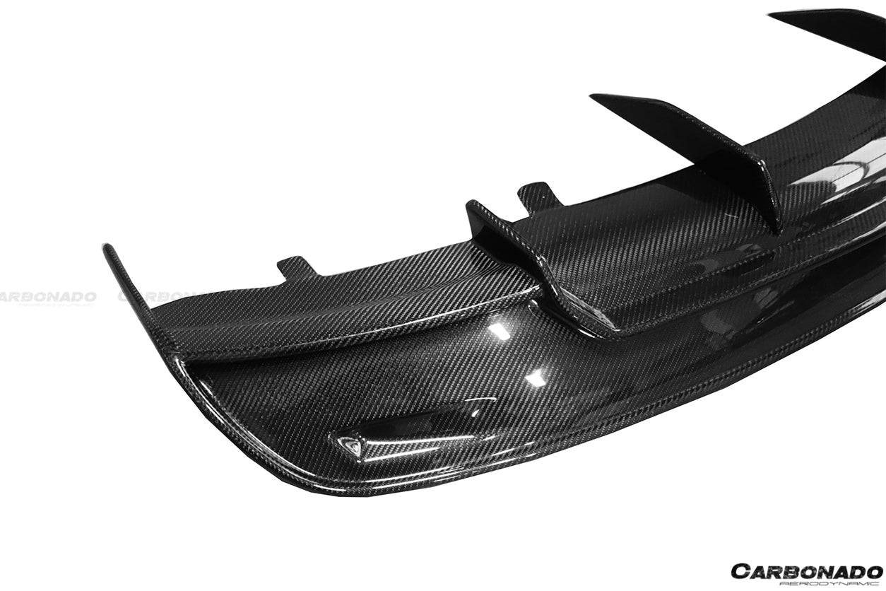 2012 - 2015 Tesla S Pre-facelift RS Style Carbon Fiber Rear Lip