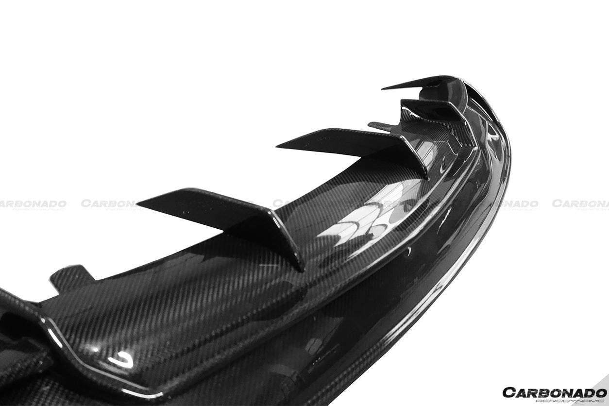 2012 - 2015 Tesla S Pre-facelift RS Style Carbon Fiber Rear Lip