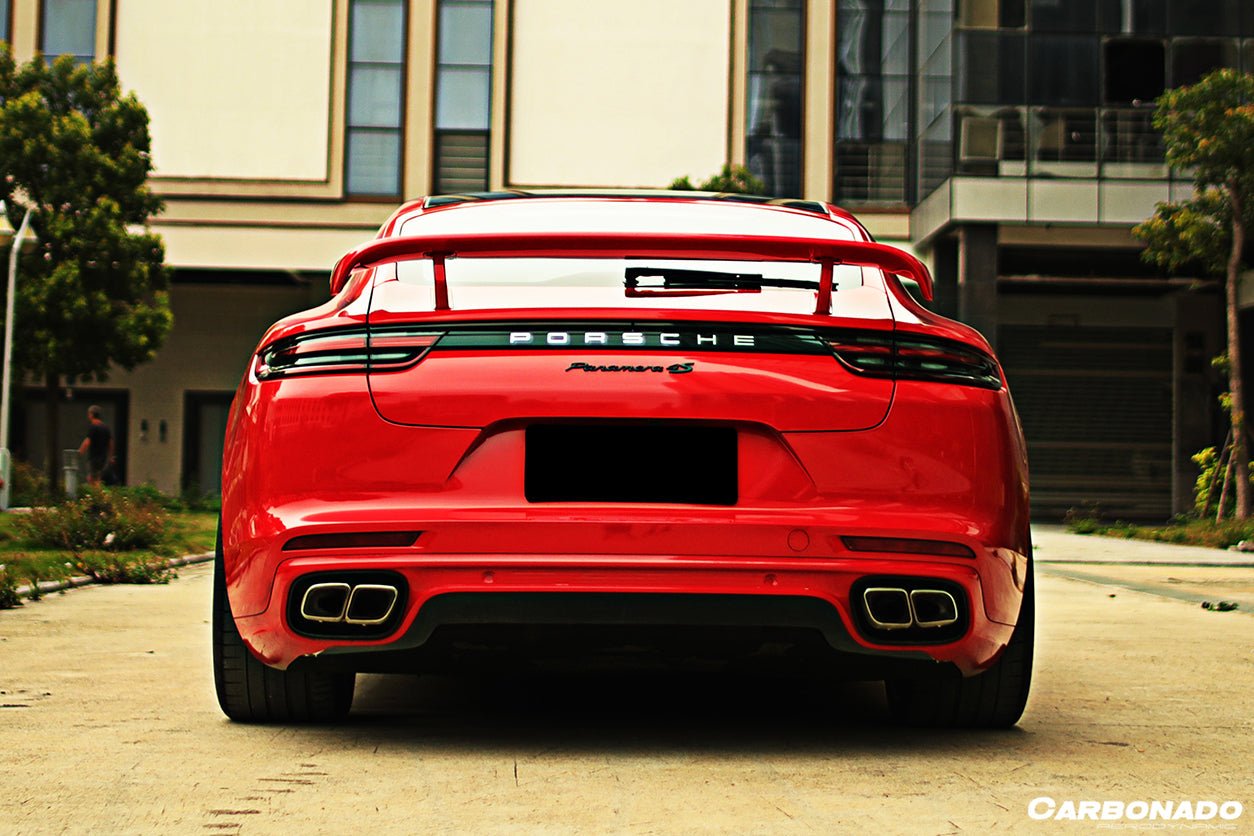 2017 - 2023 Porsche Panamera 971-1 & 971-2 TA Style Carbon Fiber Trunk Spoiler Wing