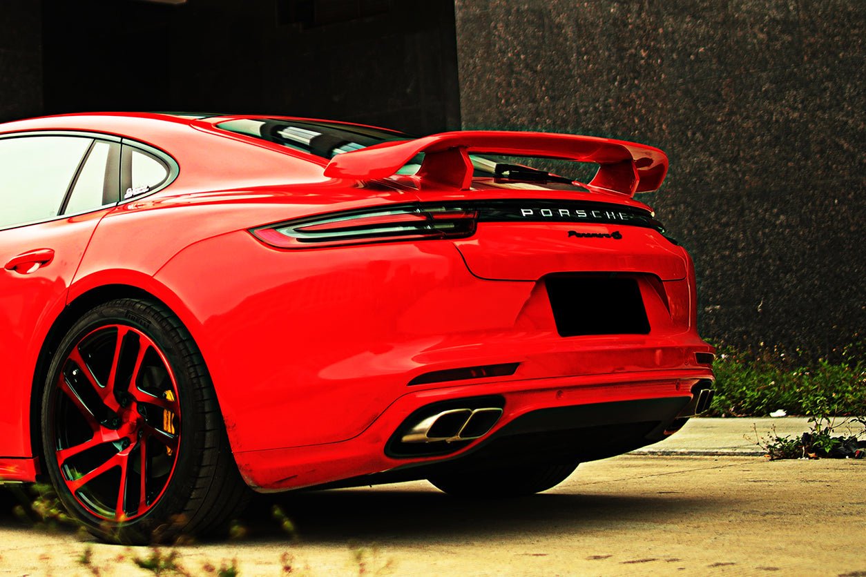 2017 - 2023 Porsche Panamera 971-1 & 971-2 TA Style Carbon Fiber Trunk Spoiler Wing