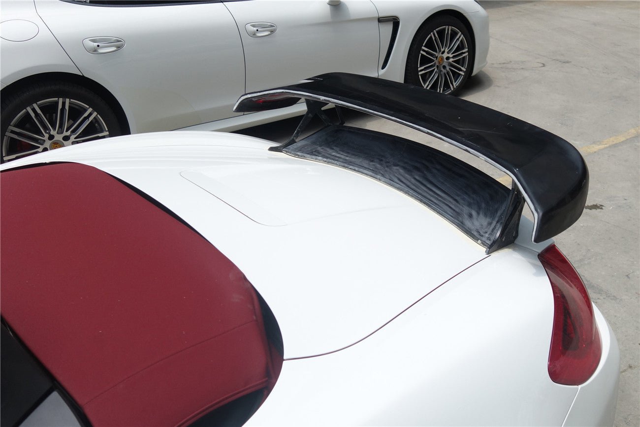2012 - 2016 Porsche 981 Boxster TA Style Style Carbon Fiber Trunk Spoiler Wing
