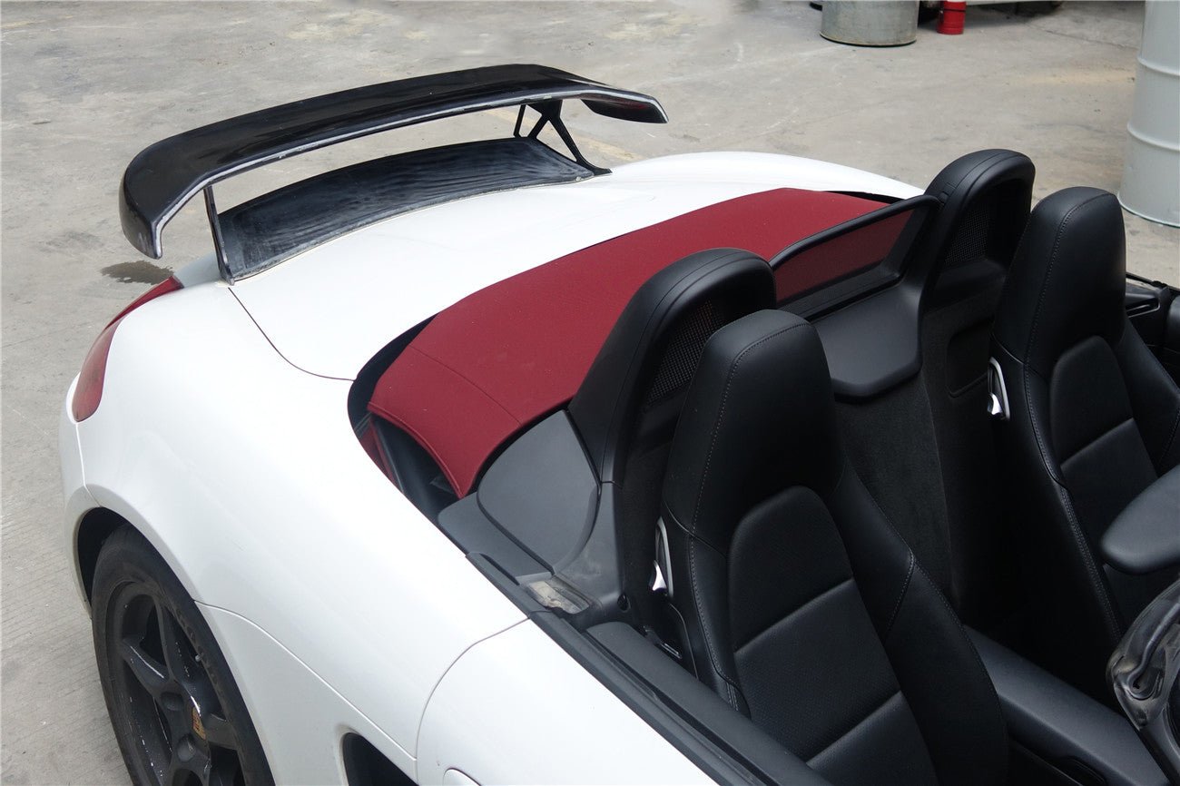 2012 - 2016 Porsche 981 Boxster TA Style Style Carbon Fiber Trunk Spoiler Wing