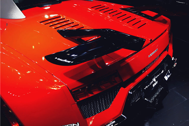 2009 - 2014 Lamborghini Gallardo Coupe Only IRON Style Trunk Spoiler