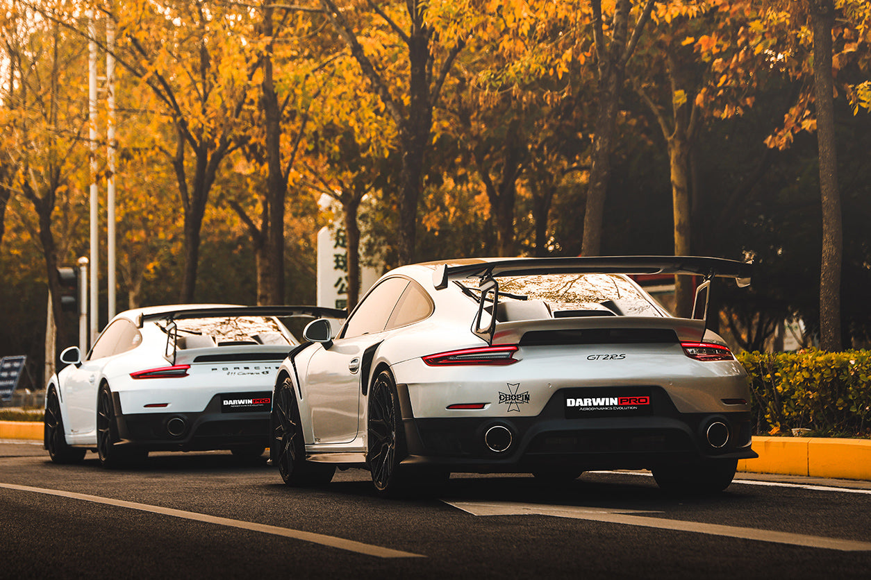 2016 - 2019 Porsche 911 991.2 Carrera & S & 4S GT2RS Style Carbon Fiber Trunk Spoiler Wing