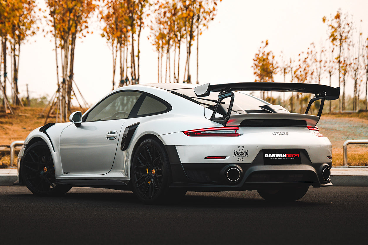 2012 - 2019 Porsche 911 991.1/991.2 Carrera/S GT2RS Style Carbon Fiber Quarter Panel Side Scoops