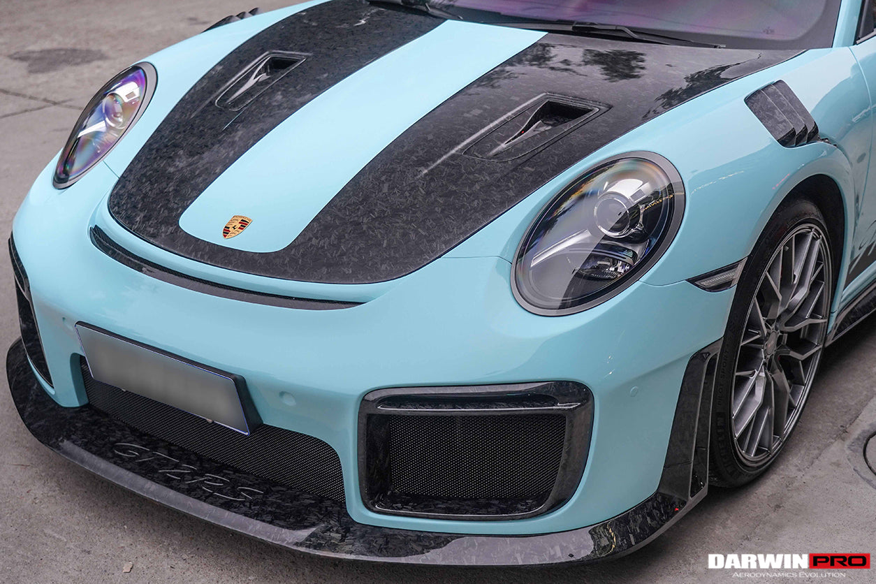2016 - 2019 Porsche 911 991.2 Carrera &Targa 4 & 4S GT2RS Style Partial Carbon Fiber Front Bumper