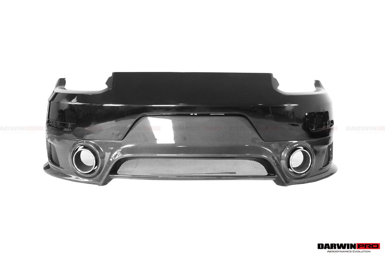 2013 - 2019 Porsche 911 991 Turbo/S GT2RS Style Partial Carbon Fiber Rear Bumper