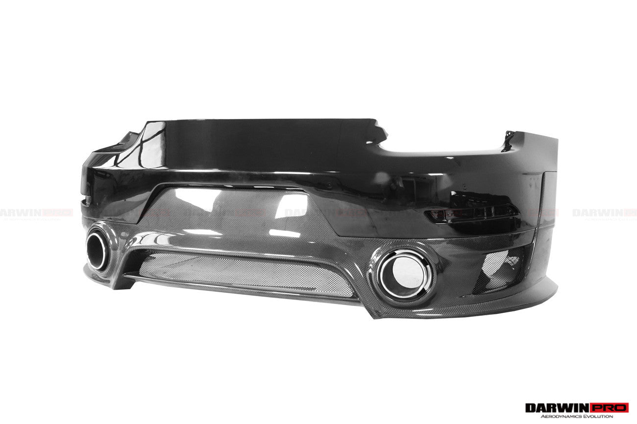 2013 - 2019 Porsche 911 991 Turbo/S GT2RS Style Partial Carbon Fiber Rear Bumper