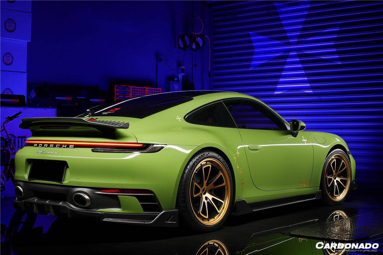 2019-2023 Porsche 911 992 Carrera/Targa S/4/4S SD-Sport Design Rear Lip (Dont Fit Normal Bumper) - Carbonado