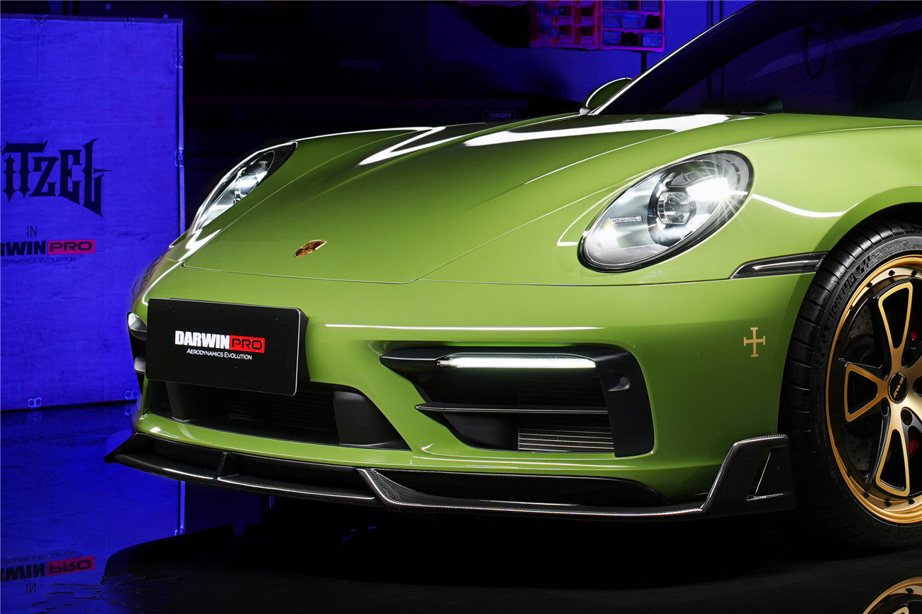 2019 - 2023 Porsche 911 992 Carrera/Targa S/4/4S SD-Sport Design Modl BKSS Style Front Lip