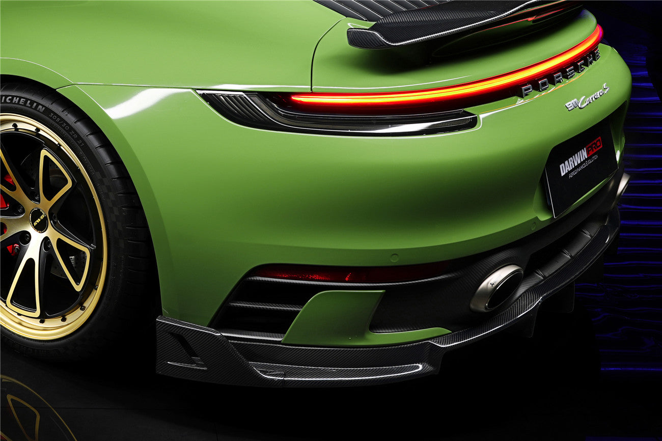 2019 - 2023 Porsche 911 992 Carrera/Targa S/4/4S SD-Sport Design Modl BKSS Style Rear Lip