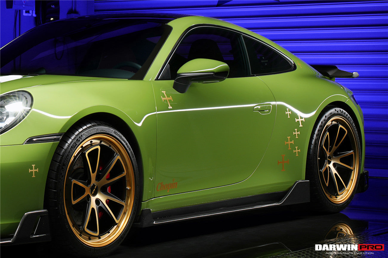 2019 - 2023 Porsche 911 992 Carrera S & 4 & 4S & Targa & Cabriolet BKSS Style Side Skirts