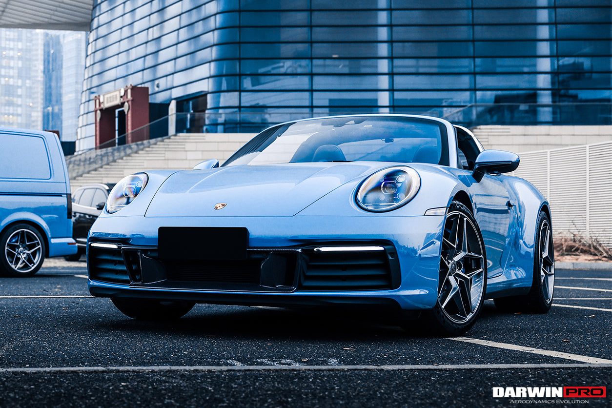 2019 - 2023 Porsche 911 992 Carrera S & 4 & 4S & Targa & Cabriolet BKSS Style Front Middle Lip