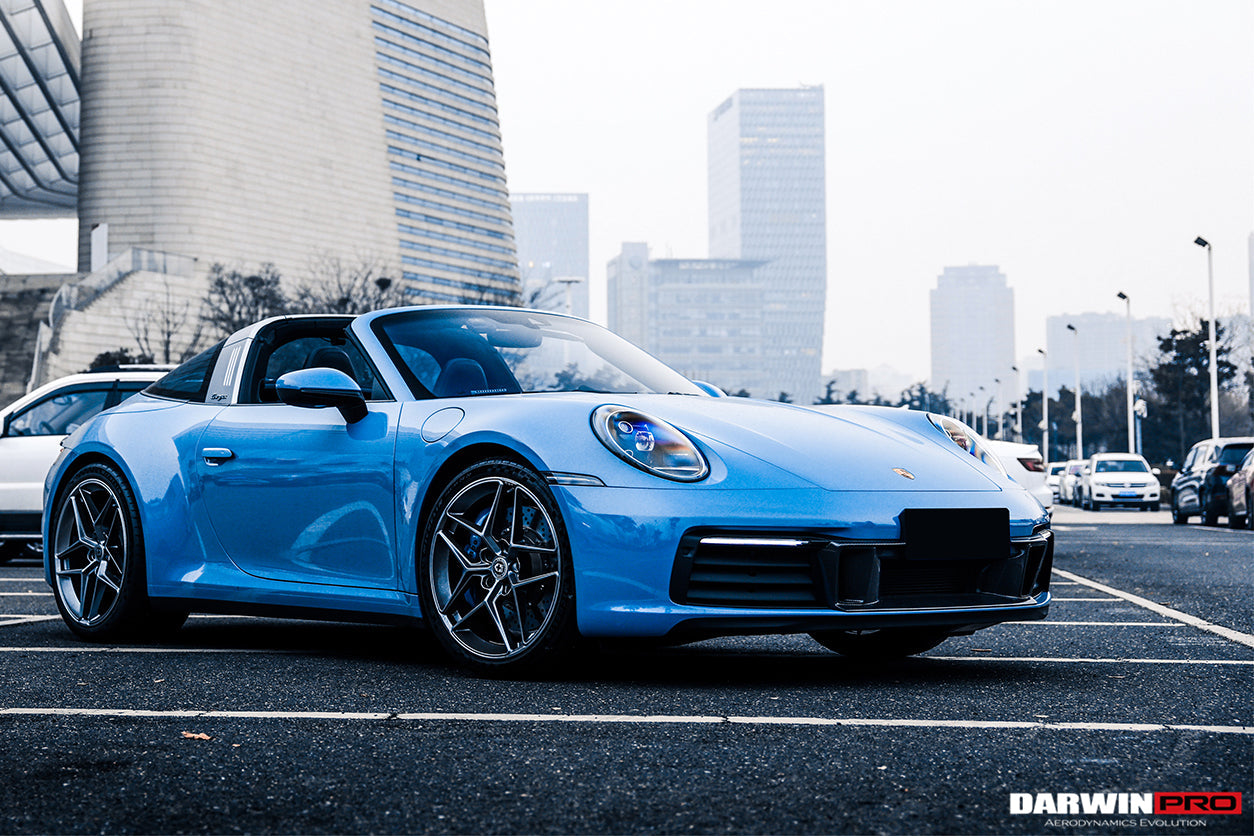 2019 - 2023 Porsche 911 992 Carrera S & 4 & 4S & Targa & Cabriolet BKSS Style Front Middle Lip