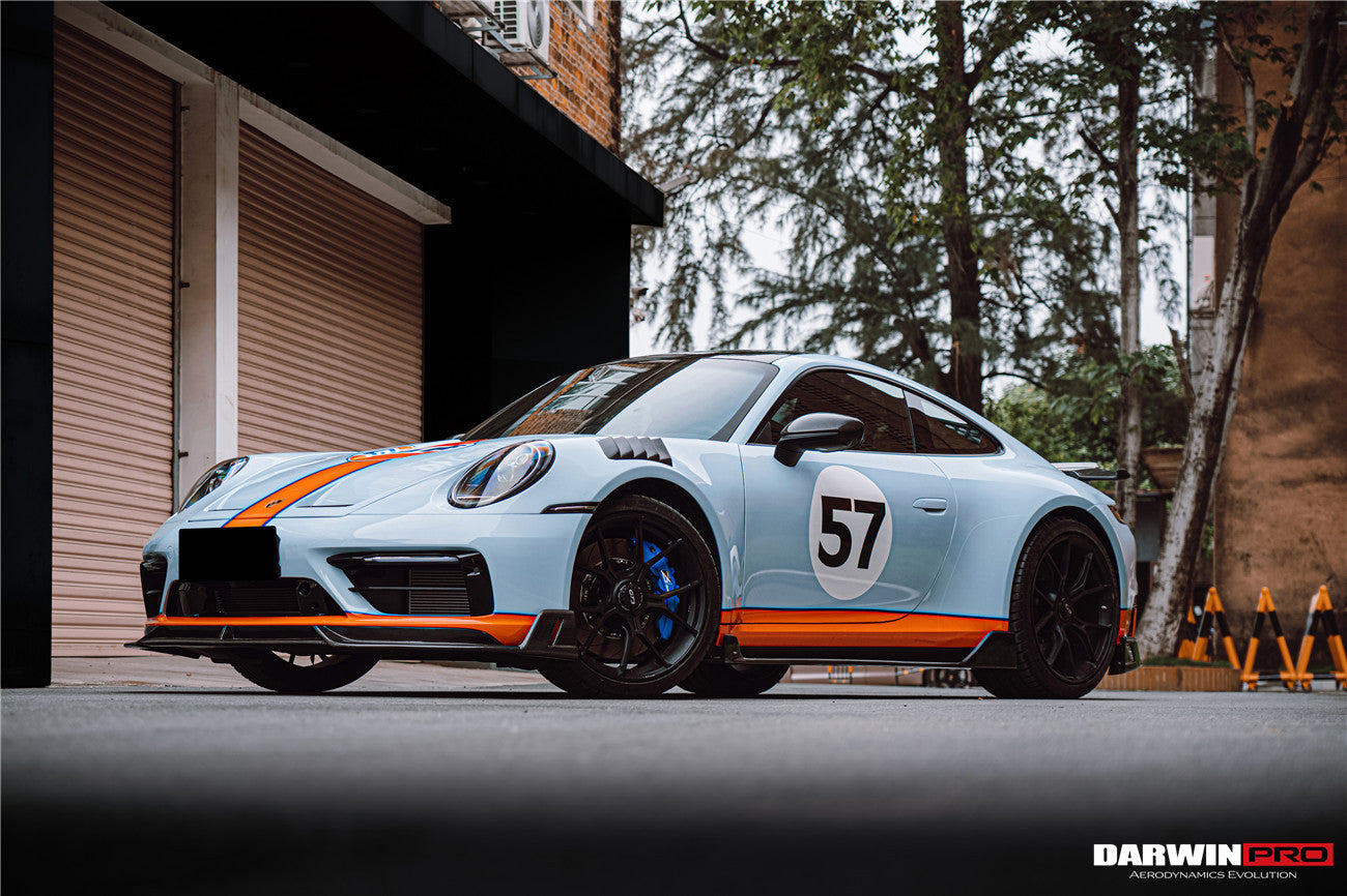 2019 - 2023 Porsche 911 992 Carrera S & 4 & 4S & Targa & Cabriolet BKSS Style Side Skirts