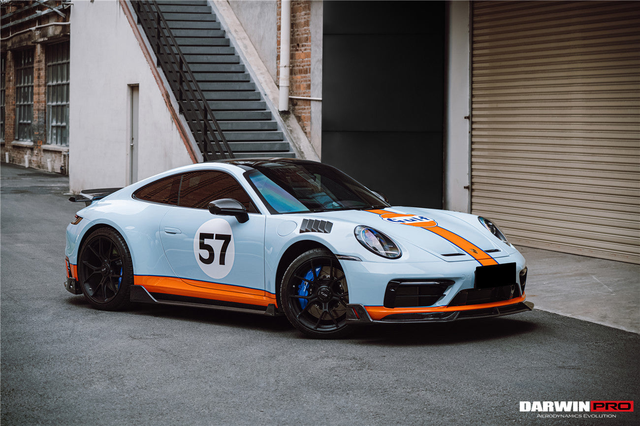 2019 - 2023 Porsche 911 992 Carrera S & 4 & 4S & Targa & Cabriolet BKSS Style Side Skirts
