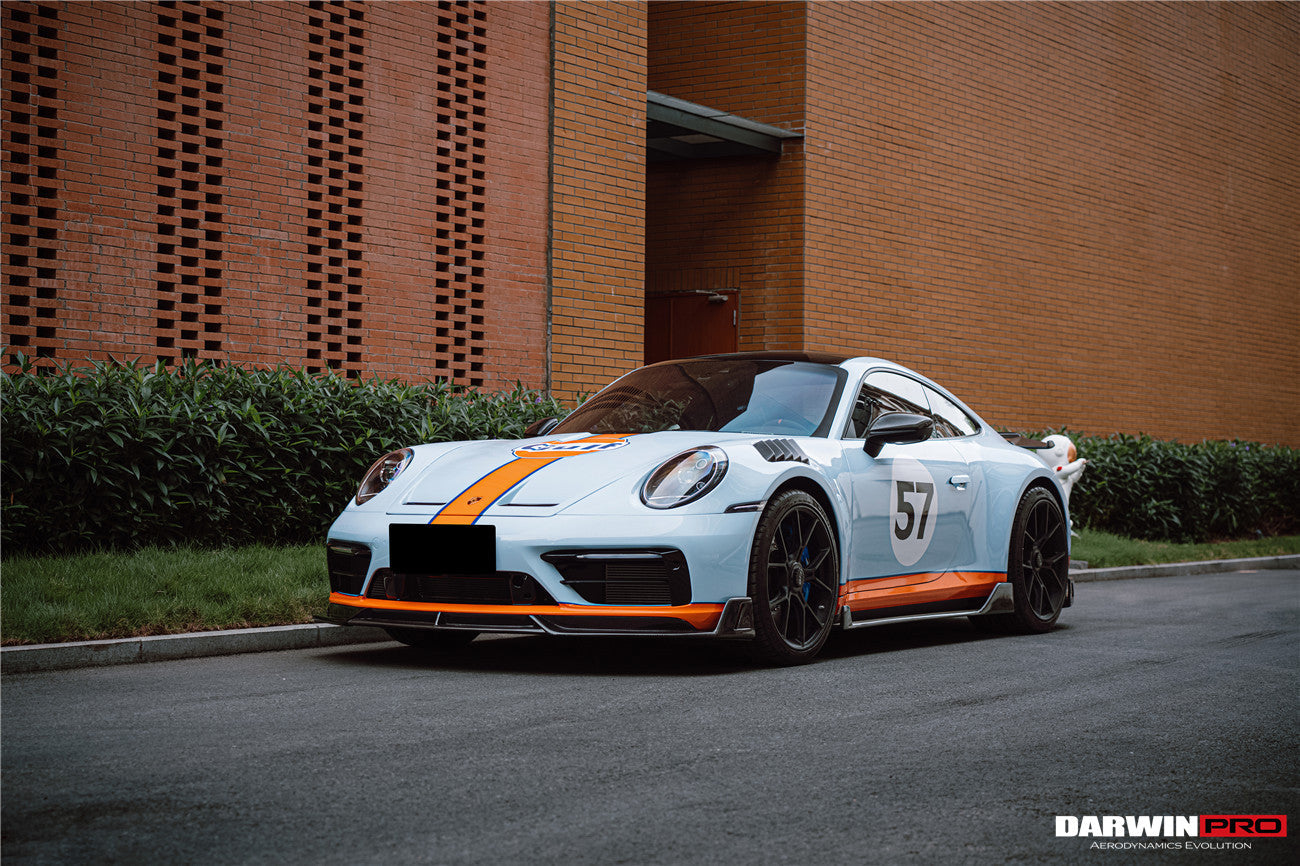 2019 - 2023 Porsche 911 992 Carrera/Targa S/4/4S SD-Sport Design Modl BKSS Style Front Lip