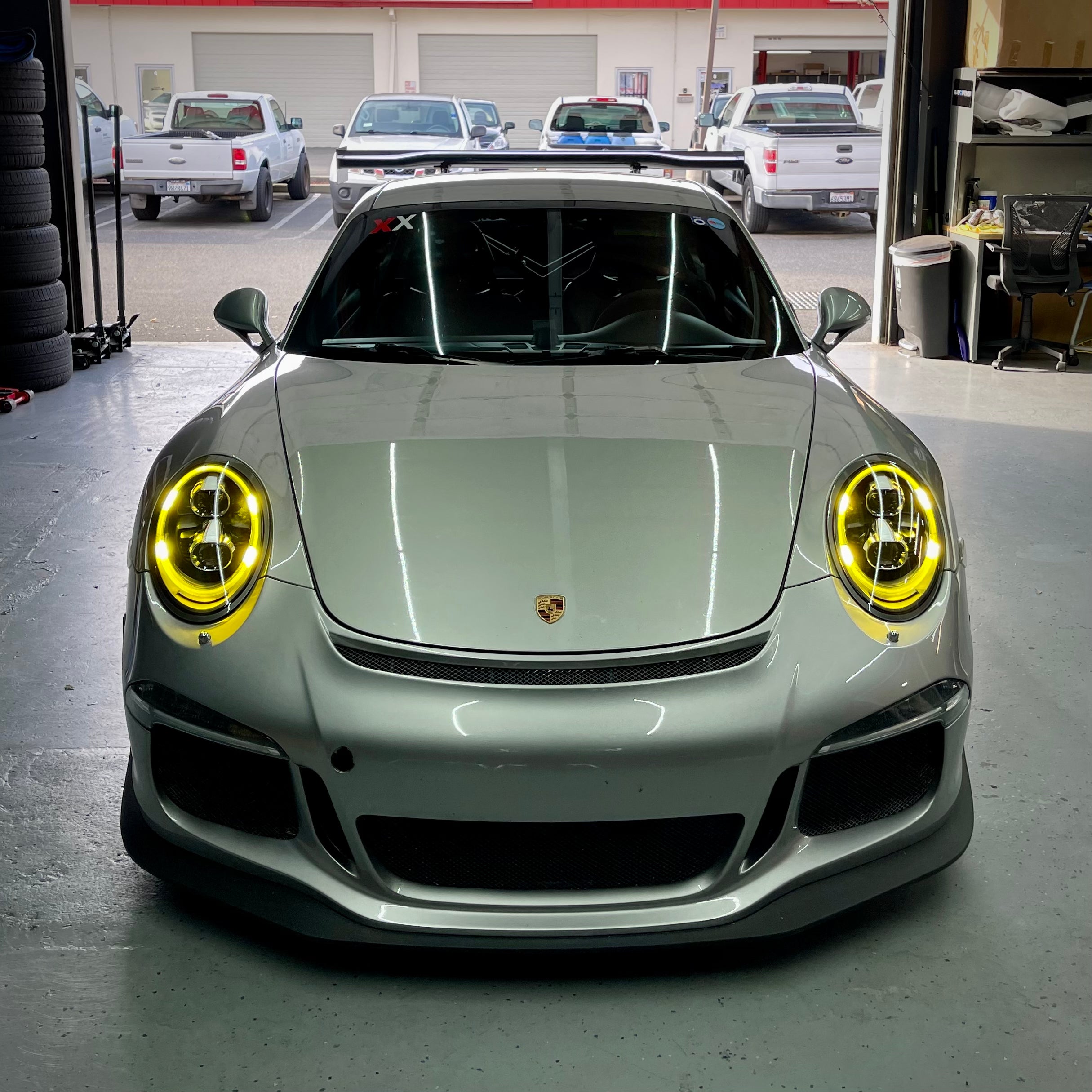 991 Porsche Carrera Turbo GT3 GT3RS PDLS Plus LED Motorsport Yellow DRL Upgrade Package (2014 - 2019)