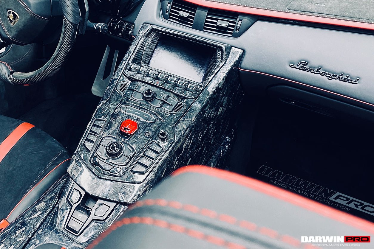 2011 - 2016 Lamborghini Aventador LP700 Coupe/Roadster Dry Carbon Fiber Centre Console Surround
