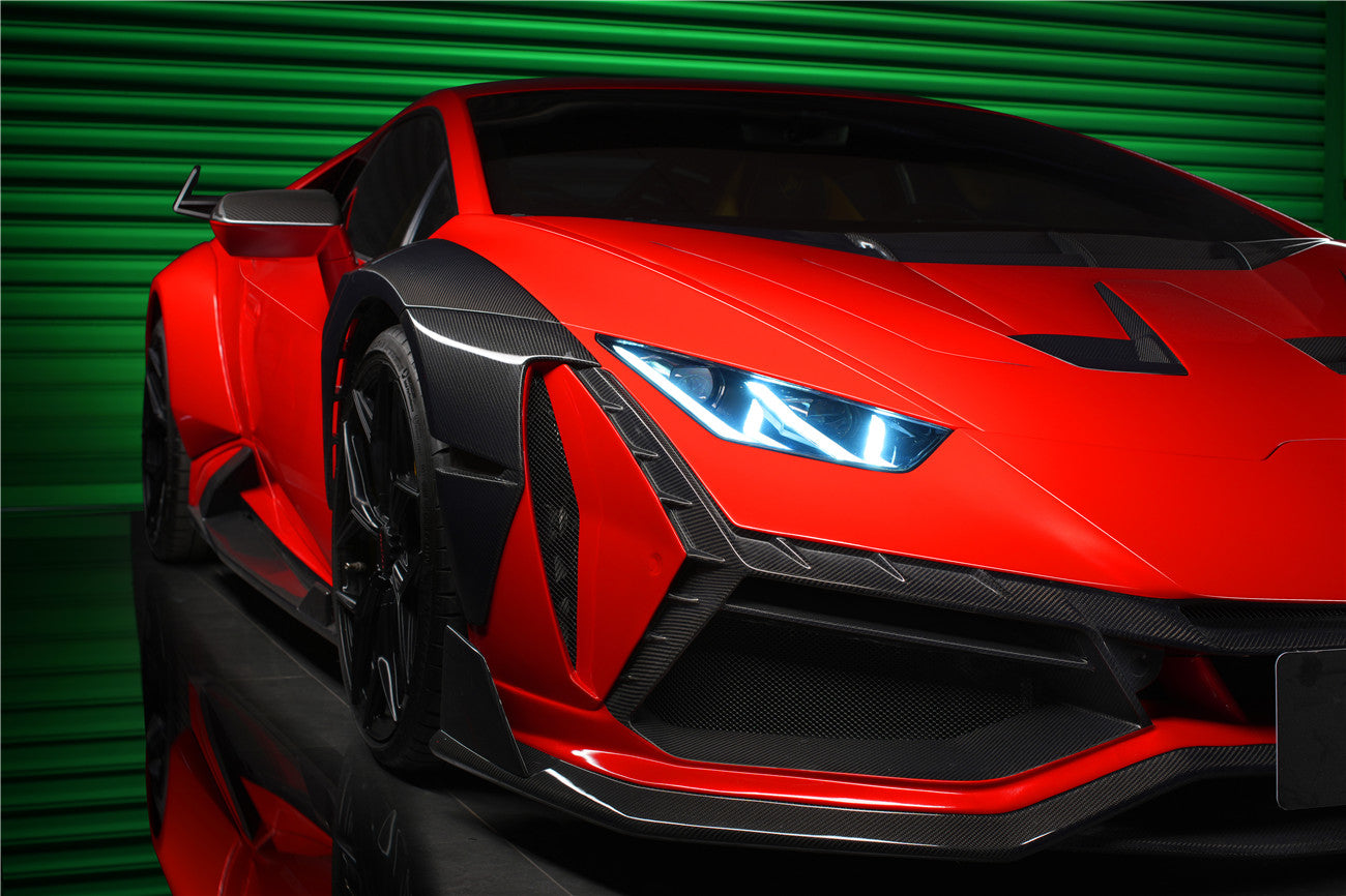 2015 - 2025 Lamborghini Huracan LP610 & LP580 & EVO & Tecnica BKSSII Style Front Wide Fender