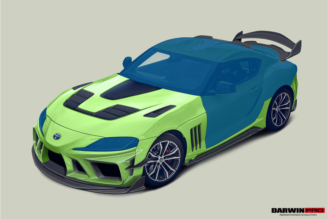Toyota GR Supra A90 A91 Side Skirts & Fender (2019–2025)