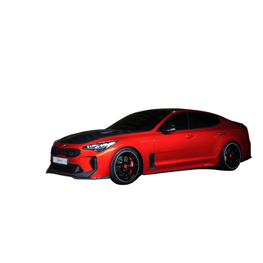 Adro Kia Stinger Carbon Fiber Front Lip V2