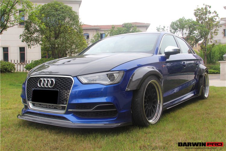 2013 - 2016 Audi S3/ A3 Sline Sedan BKSS Style Front Lip