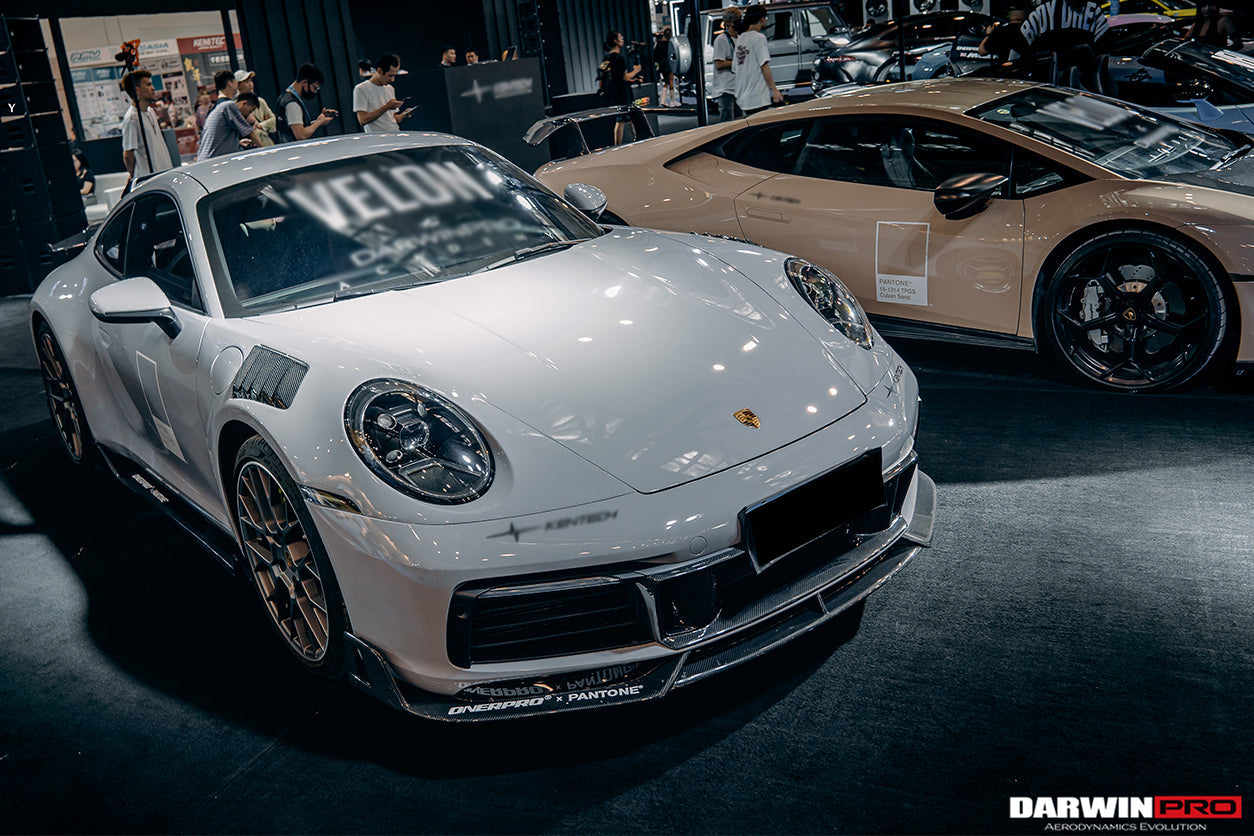 2019 - 2023 Porsche 911 992 Carrera S & 4 & 4S & Targa & Cabriolet BKSS Style Front Lip