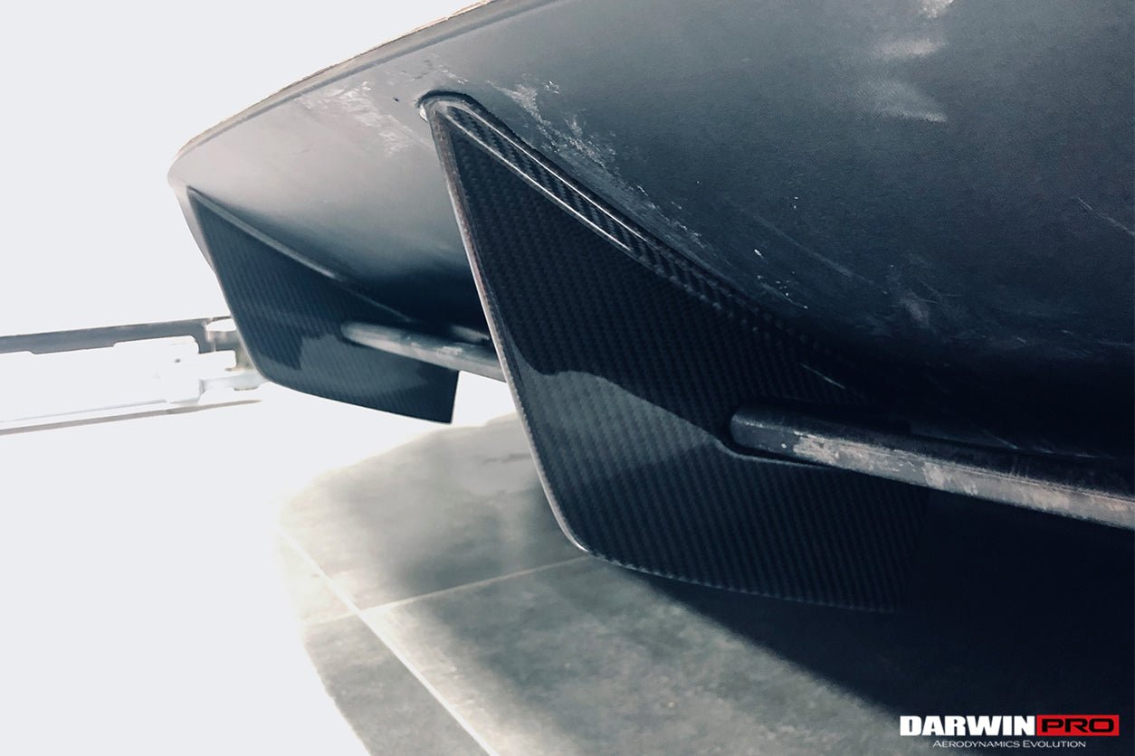 2009 - 2014 Ferrari California BKSS Style Carbon Fiber Rear Diffuser Canards