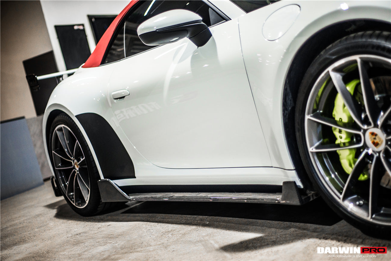 2019 - 2023 Porsche 911 992 Carrera S & 4 & 4S & Targa & Cabriolet BKSS Style Side Skirts