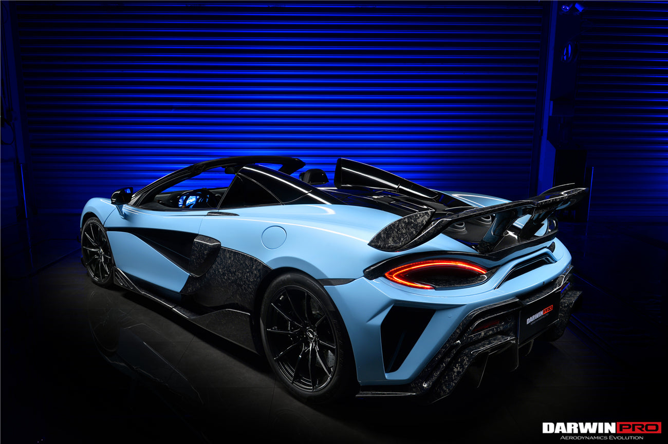 2015 - 2021 McLaren 600lt 540C 570S BKSS Style Cabon Fiber Side Skirts Under Board