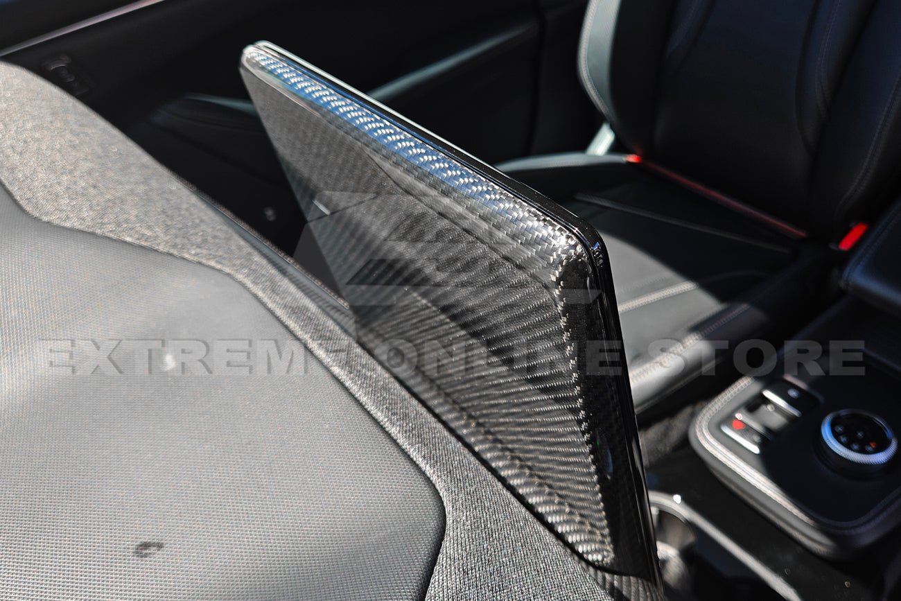 Ford Mustang Mach-E Factory Style Dry Carbon Fiber Navigation Monitor Cover 2021-Up