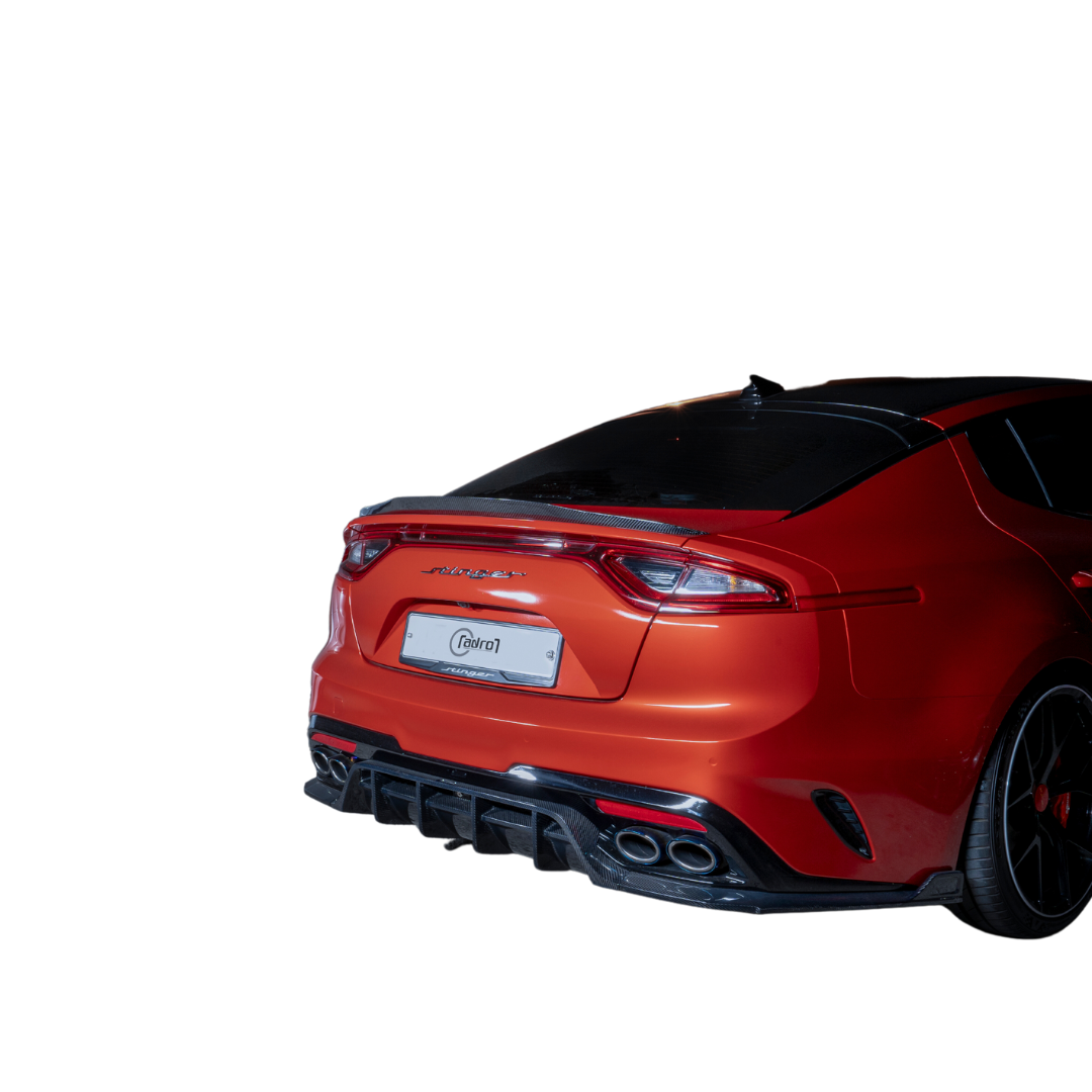 Adro Kia Stinger Carbon Fiber Trunk Spoiler V2