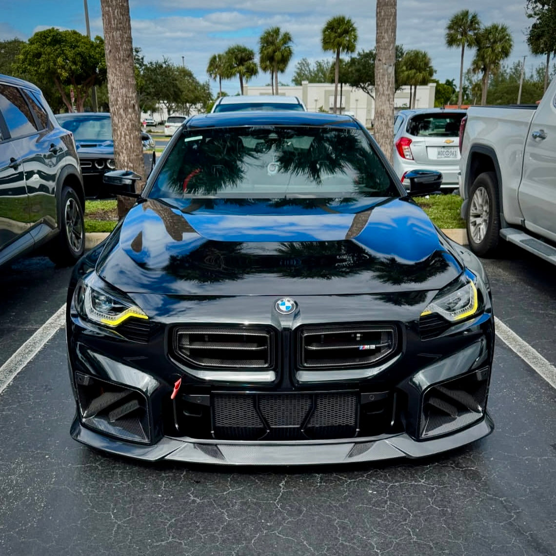 BMW G87 M2 MHC Style Carbon Fiber Front Lip (2023 - Present)