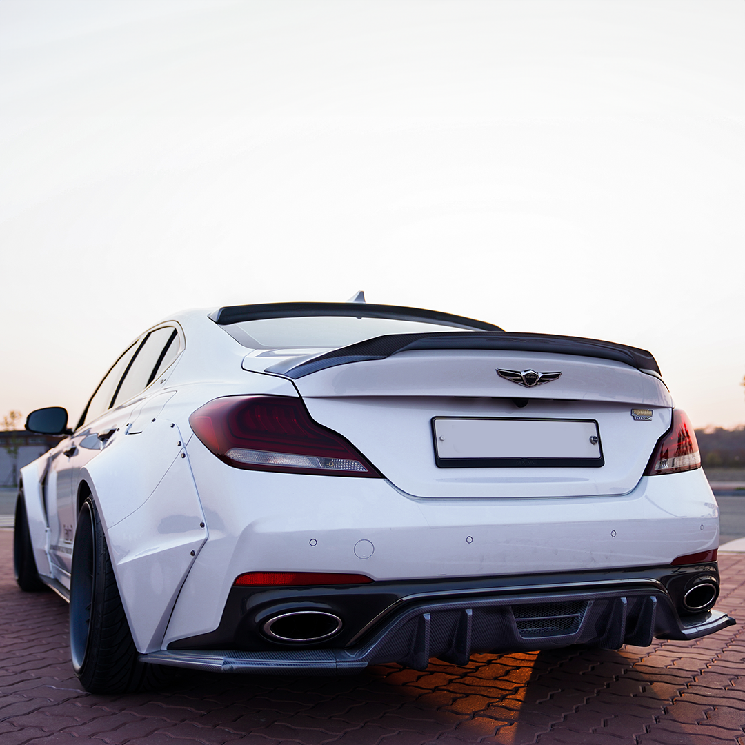 Adro Genesis G70 Carbon Fiber 3.3L Rear Diffuser V2