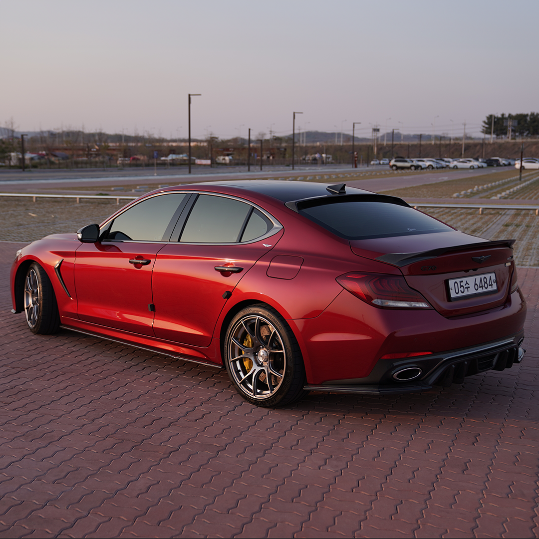 Adro Genesis G70 Carbon Fiber 3.3L Rear Diffuser V2