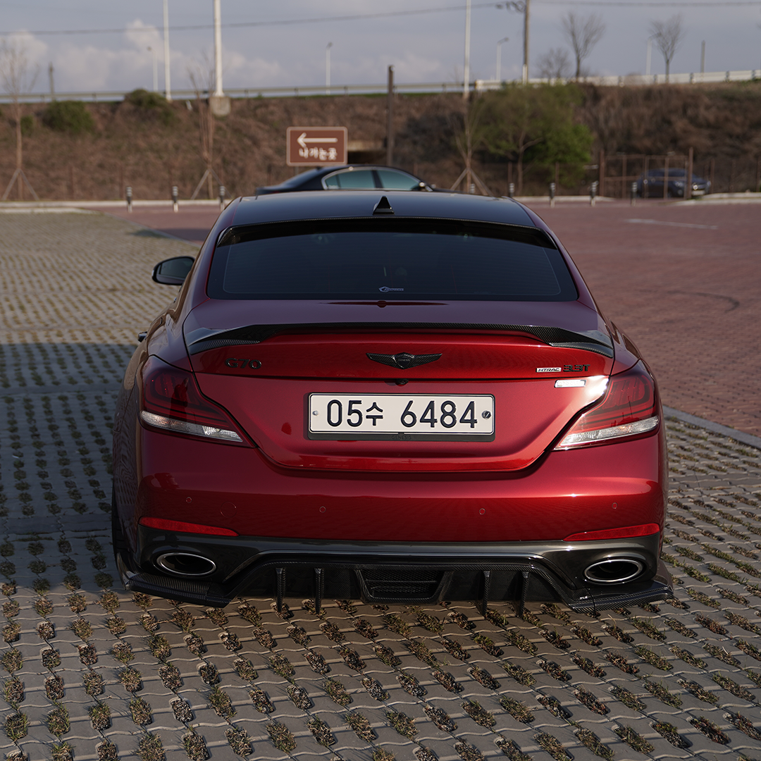 Adro Genesis G70 Carbon Fiber 3.3L Rear Diffuser V2