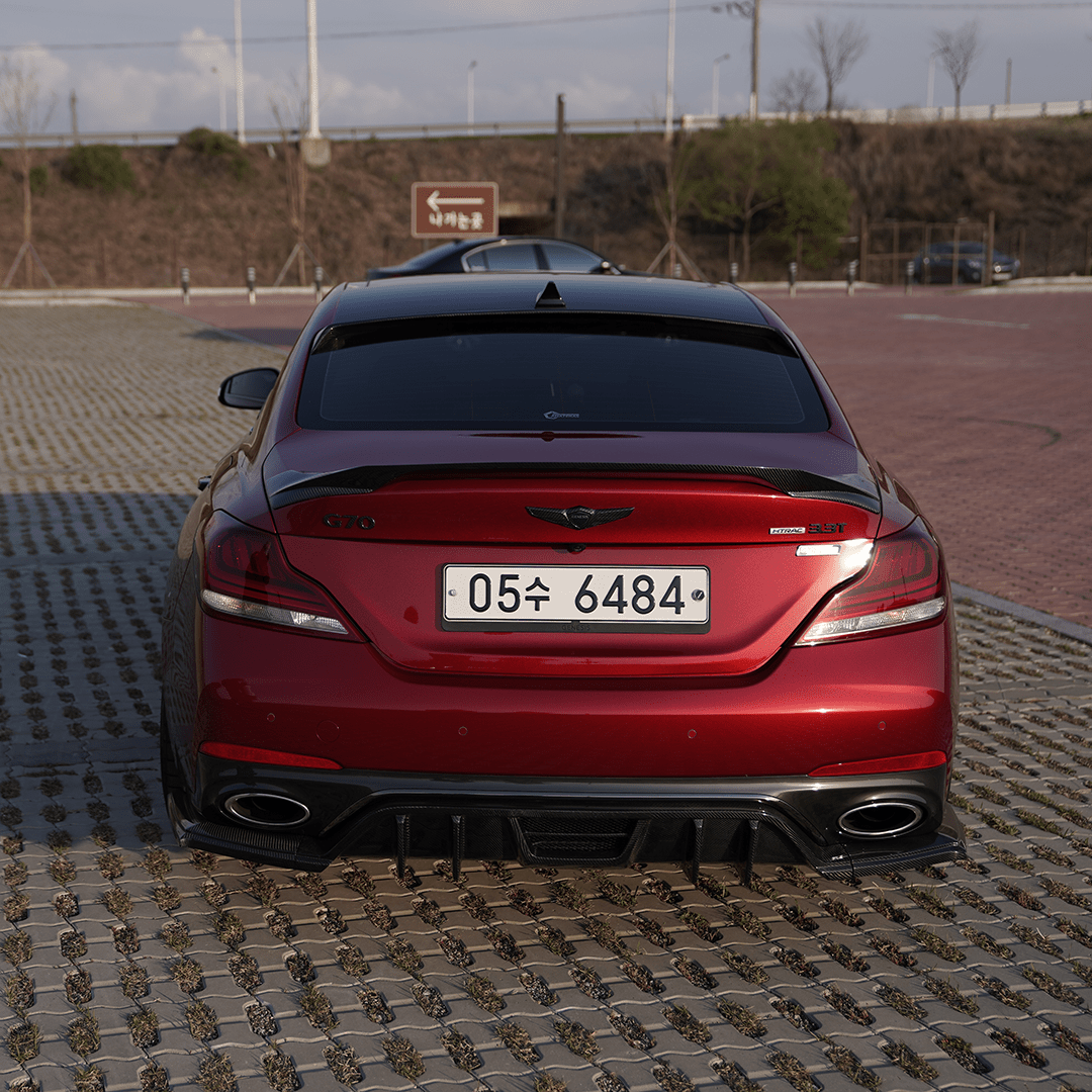 Adro Genesis G70 Carbon Fiber 3.3L Rear Diffuser V2