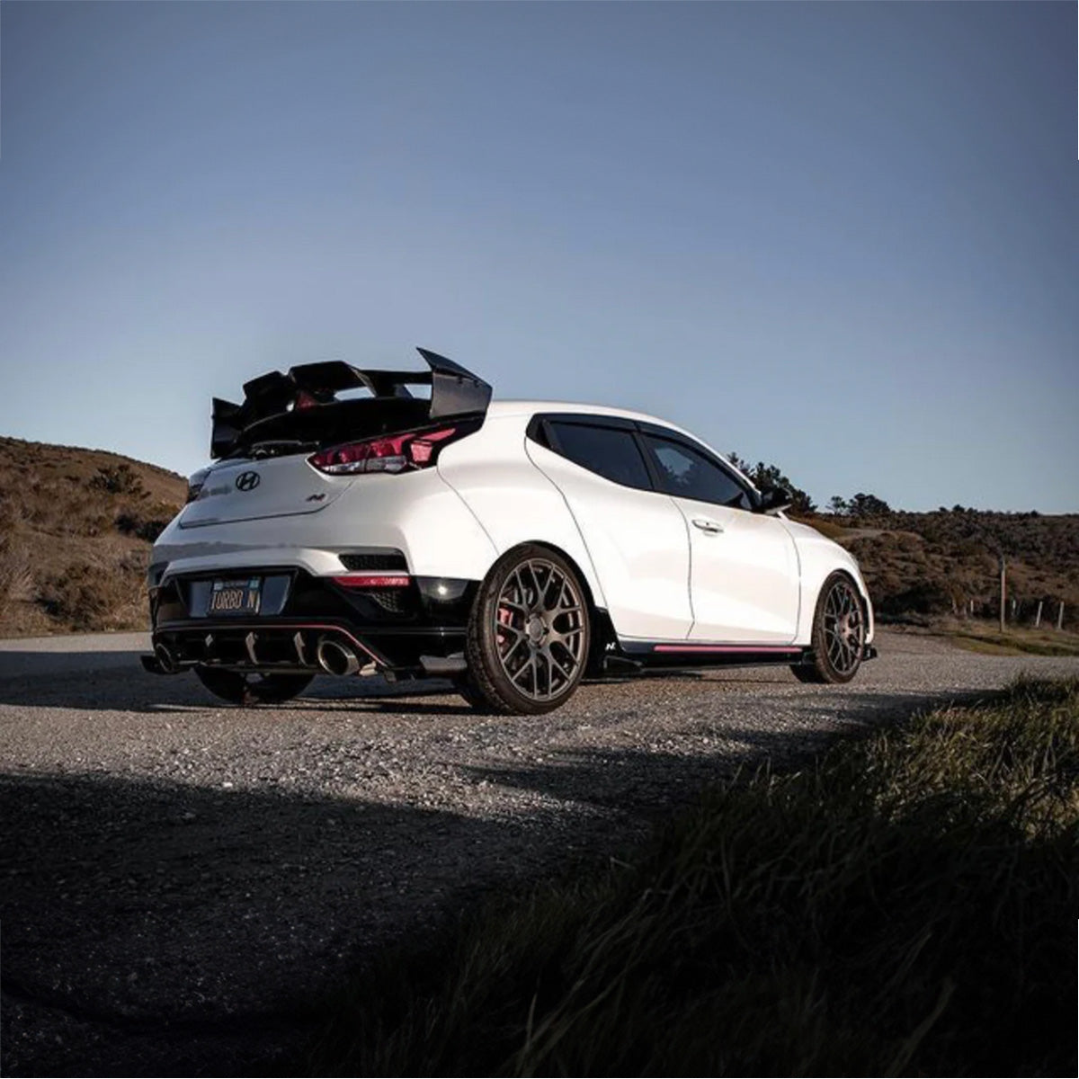 Adro Hyundai Veloster N Carbon Fiber Trunk Spoiler V2