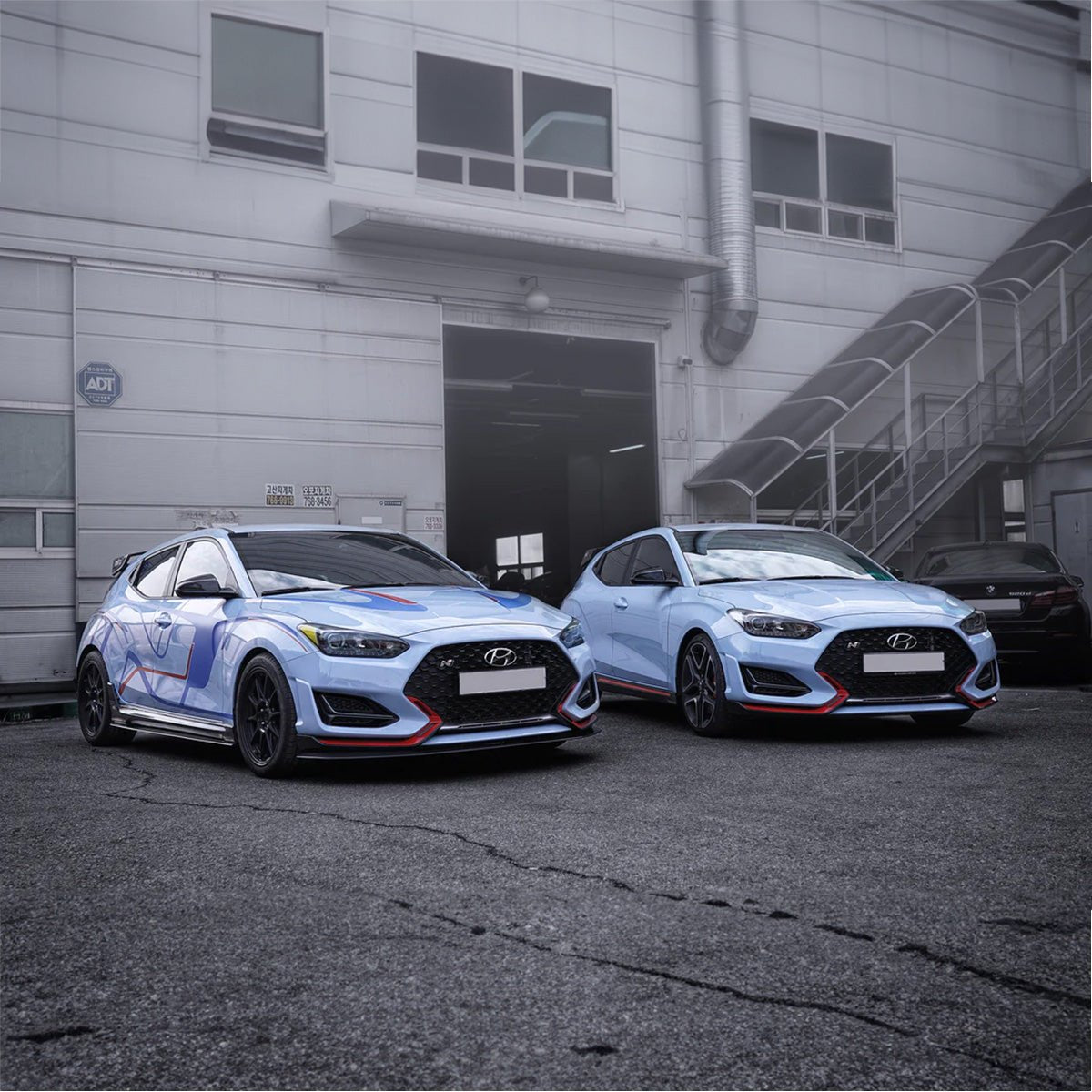 Adro Hyundai Veloster N Carbon Fiber Front Lip VI